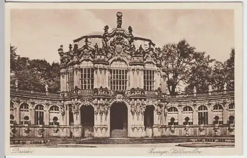 (5948) AK Dresden, Zwinger, Wallpavillon, vor 1945
