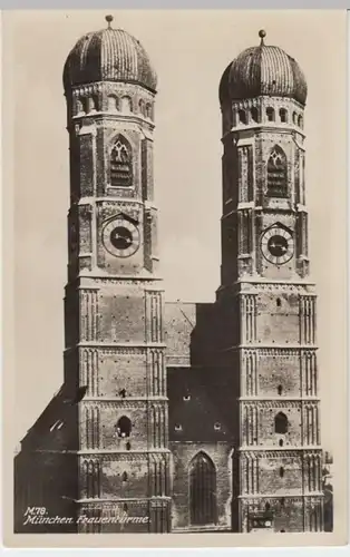 (5901) Foto AK München, Frauenkirche 1934