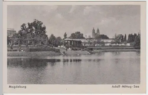 (5872) AK Magdeburg, Adolf Mittag See 1948