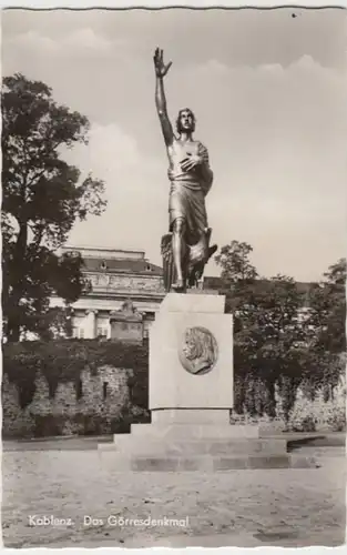 (5838) Foto AK Koblenz, Görresdenkmal