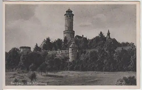 (5836) AK Bamberg, Oberfranken, Altenburg, vor 1945