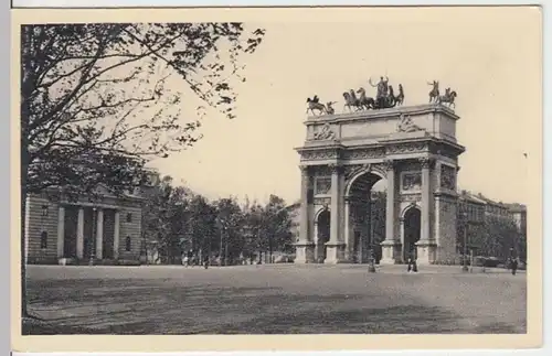 (5801) AK Mailand, Milano, Arco della Pace, Friedensbogen, vor 1945