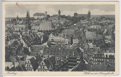 (5795) AK Nürnberg, Blick v.d. Lorenzkirche 1944