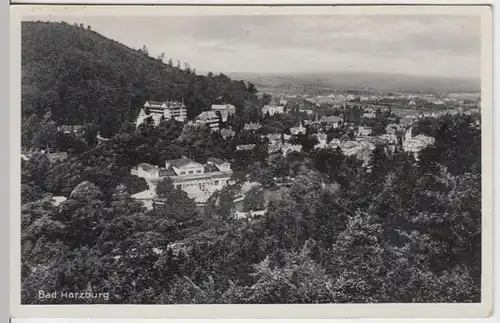 (5787) AK Bad Harzburg, Panorama 1938