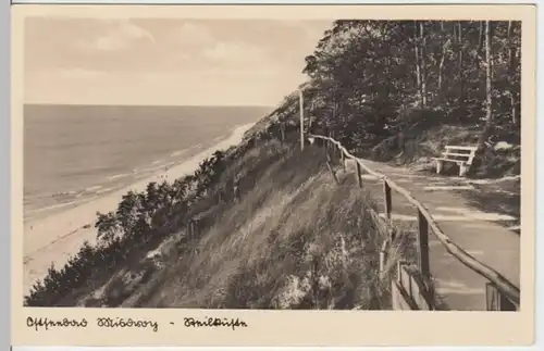 (5766) Foto AK Misdroy, Miedzyzdroje, Pommern, Steilküste, vor 1945