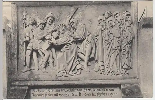 (5758) AK Bamberg, Michaelsberg, Relief Leidensstation, vor 1945