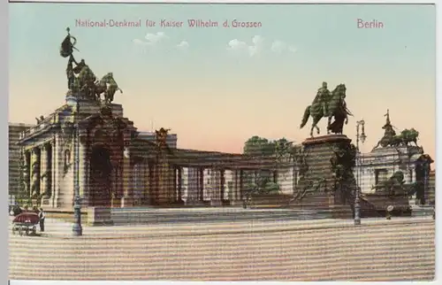 (5746) AK Berlin, Kaiser Wilhelm Nationaldenkmal, um 1906