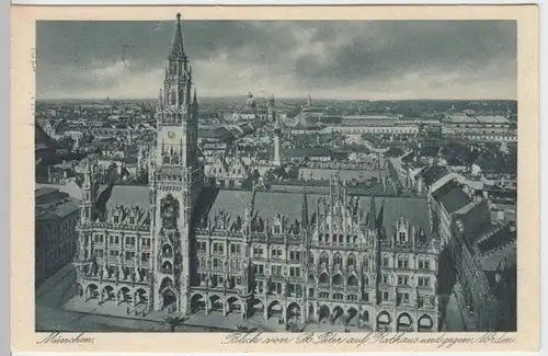 (5743) AK München, Neues Rathaus 1927