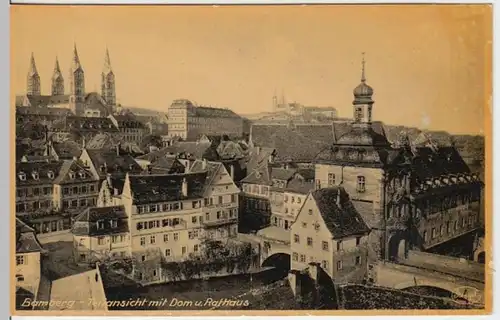 (5730) AK Bamberg, Oberfranken, Dom, Rathaus
