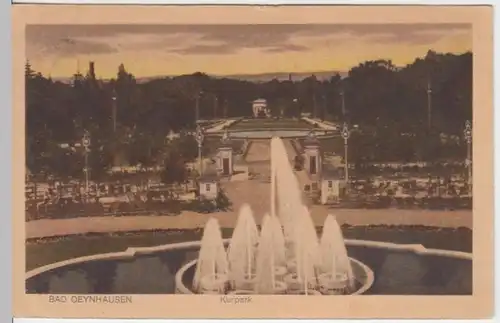 (5717) AK Bad Oeynhausen, Kurpark 1920
