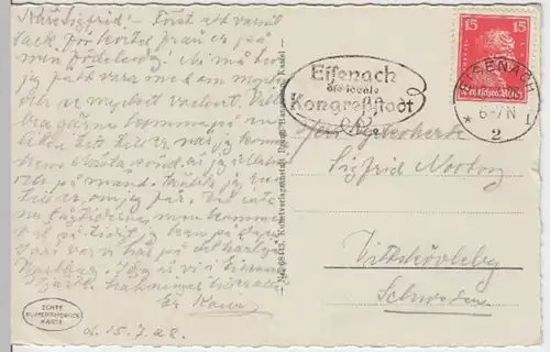 (5706) AK Eisenach, Thür., Mehrbildkarte 1928
