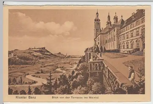 (5641) AK Bad Staffelstein, Kloster Banz, vor 1945