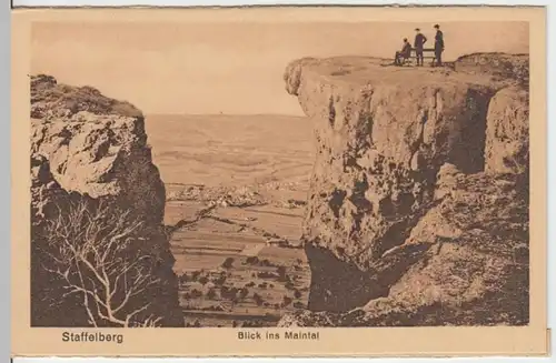 (5635) AK Bad Staffelstein, Staffelberg, Maintal, vor 1945