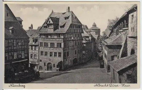 (5616) AK Nürnberg, Albrecht Dürer Haus, Wehrgang, vor 1945