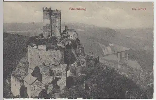 (5594) AK Brodenbach, R.-Pfalz, Burg Ehrenburg, vor 1945