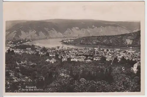 (5584) Foto AK Boppard, Panorama 1939