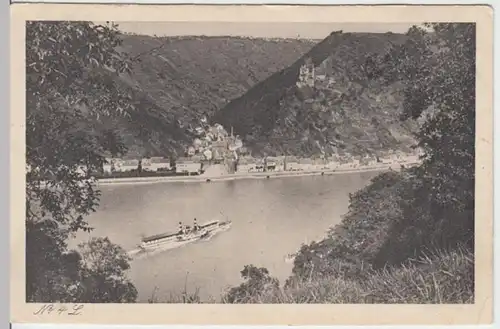 (5582) AK Rhein, Dampfschiff, Feldpost 1918