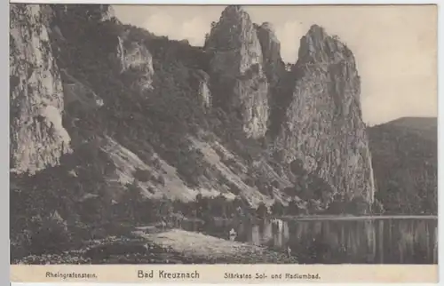 (5536) AK Bad Kreuznach, Rheingrafenstein 1912