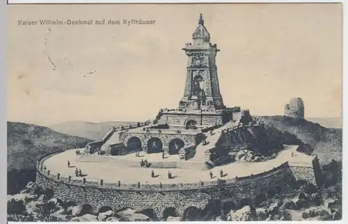 (5488) AK Steinthaleben, Kyffhäuserdenkmal 1909