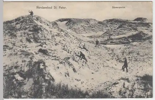 (5477) AK Sankt Peter, Nordseebad, Düne 1907