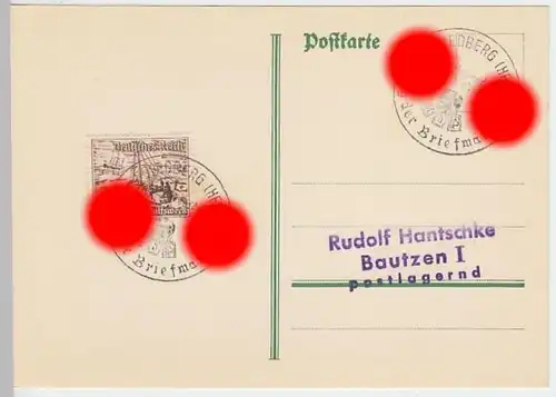 (5442) Postkarte DR SSt Tag der Briefmarke Friedberg (Hess.) 1938