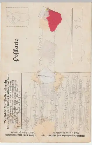 (5257) AK Militaria, H. R. Schulze, Doppeldecker, Argonnerwald 1914-18