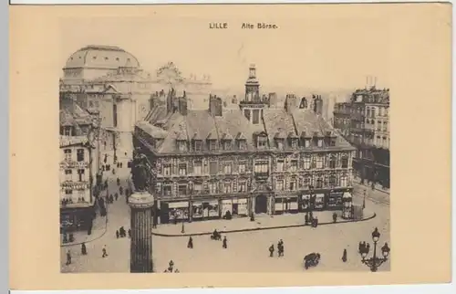 (5201) AK Lille, Frankreich, Alte Börse, Oper, Feldpost 1918