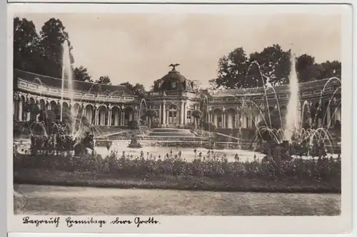 (5192) Foto AK Bayreuth, Eremitage Obere Grotte 1938