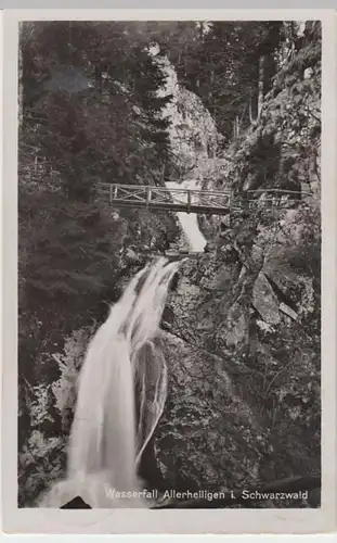 (5178) AK Oppenau, Schwarzwald, Allerheiligen-Wasserfälle 1932
