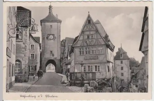 (5176) AK Rothenburg ob der Tauber, Plönlein, vor 1945