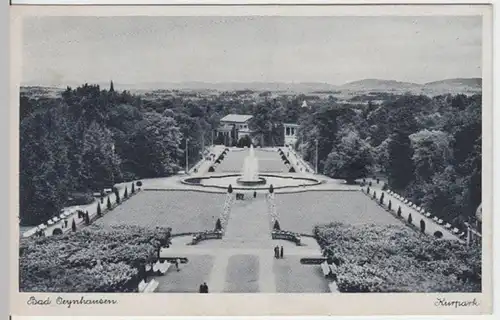 (5165) AK Bad Oeynhausen, Kurpark 1948