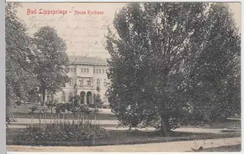 (5157) AK Bad Lippspringe, Neues Kurhaus 1910