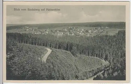 (5105) AK Hahnenklee, Harz, Panorama, vor 1945