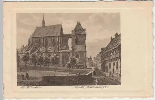 (5056) Künstler AK Hildesheim, St. Andreaskirche, bis 1926