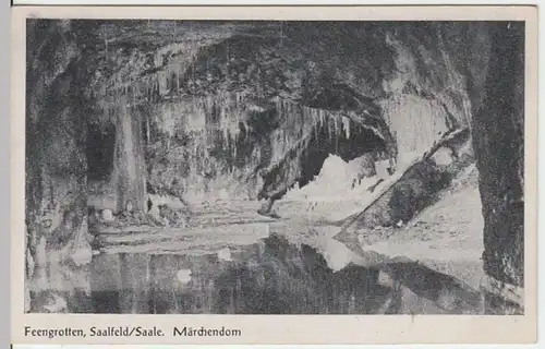 (5029) AK Saalfeld, Thür., Feengrotten, Märchendom, vor 1945