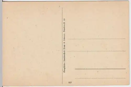 (5022) AK Neuer Wildenstein, Sächs. Schweiz, Kuhstall, vor 1945