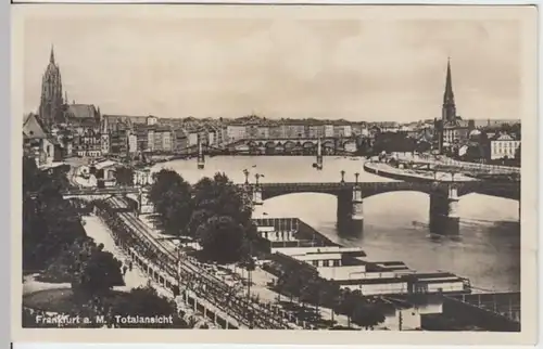(5019) Foto AK Frankfurt am Main, Kaiserdom, Panorama 1931