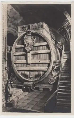 (5015) AK Heidelberg, Großes Fass, Schloss, Perkeo