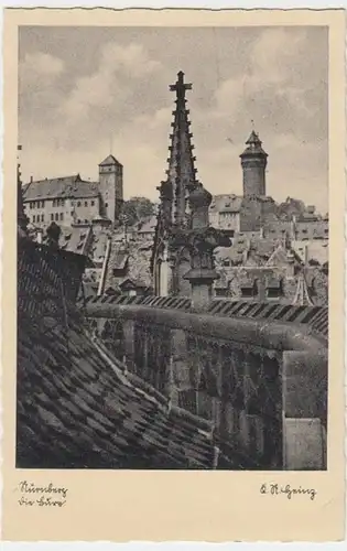 (4992) AK Nürnberg, Burg 1944