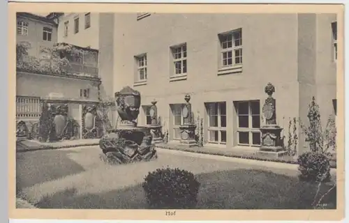 (4975) AK Bautzen, Stadtmuseum, Hof, vor 1945