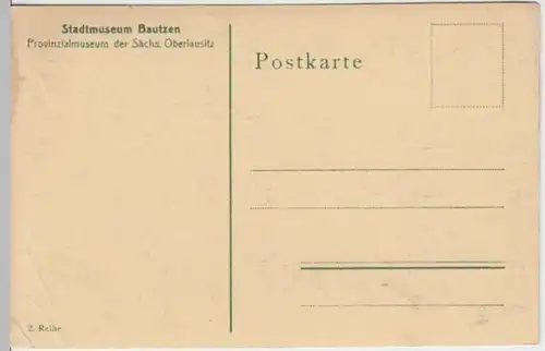 (4975) AK Bautzen, Stadtmuseum, Hof, vor 1945