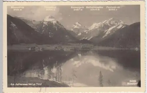 (4887) Foto AK Achensee in Tirol 1943