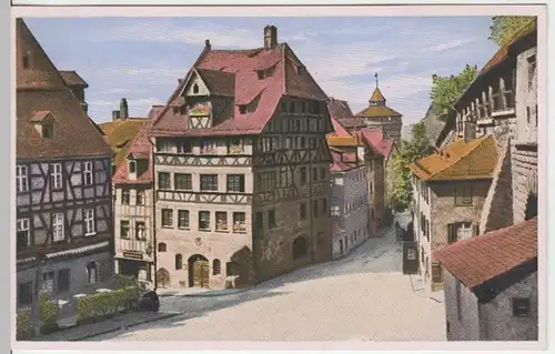 (4871) AK Nürnberg, Dürer Haus, Wehrgang