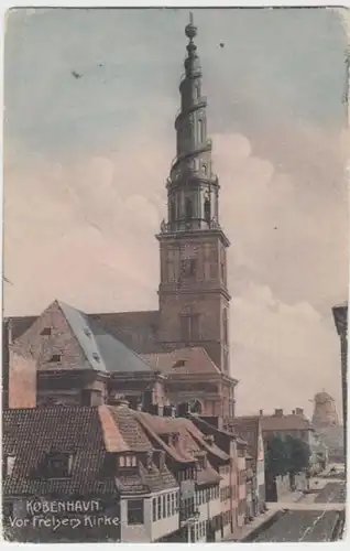 (4835) AK Kopenhagen, Vor-Frelsers-Kirche 1908