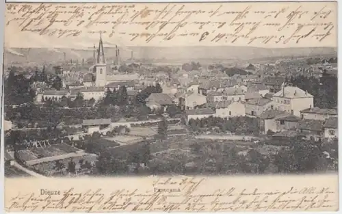 (4828) AK Dieuze, Panorama 1904