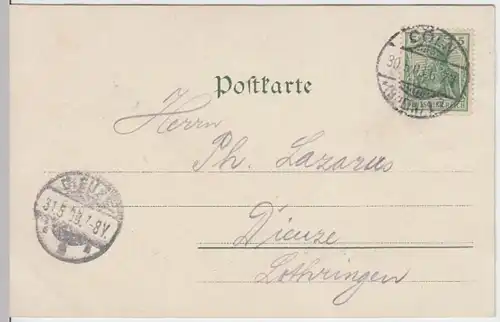 (4812) AK Köln, Dom 1903