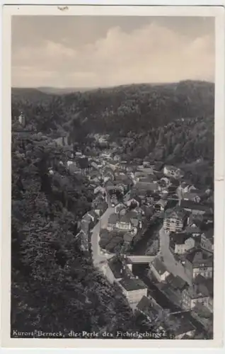 (4796) Foto AK Bad Berneck im Fichtelgebirge, Panorama 1938