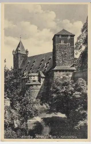 (4787) AK Nürnberg, Fünfeckiger Turm, Kaiserstallung 1934