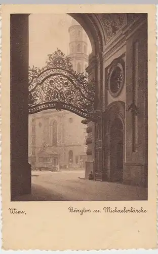 (4782) AK Wien, Burgtor, Michaelerkirche 1938