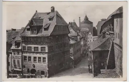 (4771) Foto AK Nürnberg, Albrecht Dürer Haus, Wehrgang 1934